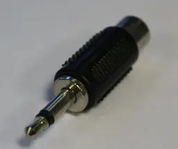 Адаптер TCOM Jack 3.5 штекер RCA гніздо моно - мініатюра 2