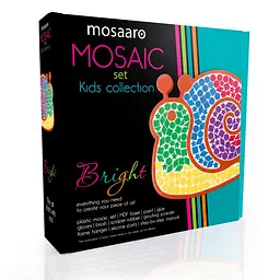 Дитячий набір для творчості пластикова мозаїка "Равлик" Mosaaro MA7010