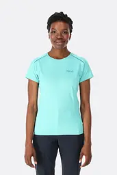 Жіноча футболка Rab Force Tee Womens 16 Світло-блакитний