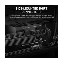 Блок живлення Corsair 750W RM750x Shift ATX 3.1 (CP-9020298-EU) - мініатюра 7