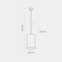 Підвісний світильник TK Lighting 6120 Tercino Orange - мініатюра 2