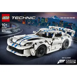 Конструктор LEGO Technic Спортивний автомобіль Dodge Viper GTS-R 805 ел. (42234)