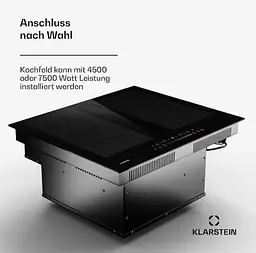 Варильна поверхня індукційна з витяжкою Klarstein Chef-Fusion DownAir (10045557) - мініатюра 2