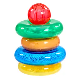 Сенсорний конструктор Jelly Blox серії Lil Jellies Пірамідка-кольоринка (937837) - мініатюра 3