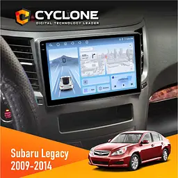 Штатна магнітола Subaru Legacy 2009-2014 Cyclone C9-012 4x64, DSP, 4G Cyclone (НФ-00008029)