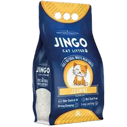 Наповнювач бентонітовий JINGO Jasmine Scented - з ароматом жасмину, 5 л
