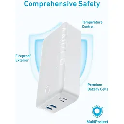 Портативний акумулятор - універсальна батарея Anker Power Bank 40000mAh 347 30W (A1377) біла - мініатюра 5