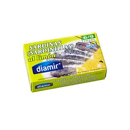 Маленькi сардини Diamir з лiмоном 125 г - мініатюра 2