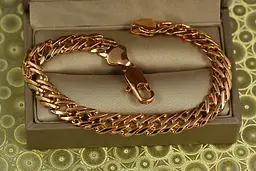 Браслет Xuping Jewelry ромб 19 см 8 мм золотистий