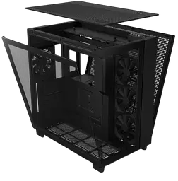 Корпус NZXT H9 Flow Black (CM-H92FB-01) - мініатюра 4