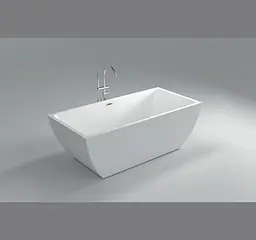 Ванна Dusel DU108 170x80x58, Білий - мініатюра 2