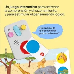 Інтерактивна гра FABA+ Animales Тварини: звуки середовище існування цікаві факти іспанська версія 96 запитань 4 - 6 років (SKU-228) - мініатюра 5