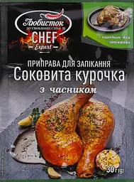Приправа для запікання Любисток Соковита курочка з часником, 30 г (681636) - мініатюра 5