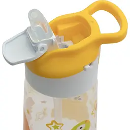 Поїльник Baby Team з силіконовою трубочкою жовтий 450 мл - мініатюра 3