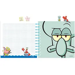 Блокнот Kite Sponge Bob 80 аркушів SB з розділювачами на спіралі (SB26-278) - мініатюра 2