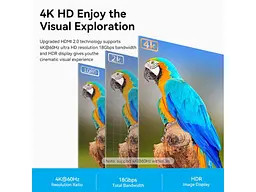 Кабель Vention 4K@60Hz HDMI v2.0 3м Black (ALIBI) - мініатюра 2