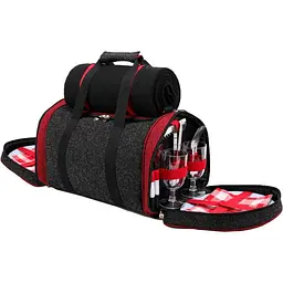 Набір для пікніка Time Eco на 4 персони чорний (TE-418 Picnic) - мініатюра 2