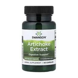 Витаминно-минеральный комплекс Swanson Артишок, 250 мг, Artichoke Extract, 60 капсул (SWV14077)