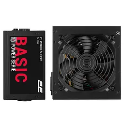 2E Блок живлення Basic Power (600W), 80%, 120мм, 1xMB 24pin(20+4), 1xCPU 8pin(4+4), 3xMolex, 4xSATA, 2xPCIe 8pin(6+2) - мініатюра 2