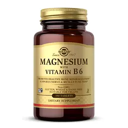 Магній з вітаміном B6 Magnesium with Vitamin B6 - 100 tabs