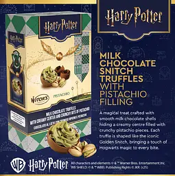 Шоколадні цукерки Witor's Harry Potter Milk Chocolate Pistachio Truffles 150г - мініатюра 4