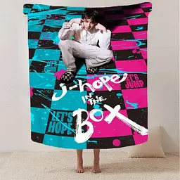 Плед 3D J hopе BTS 2914_B 13299 135х160 см - мініатюра 2