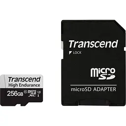 Карта пам'яті Transcend 256GB microSDXC class 10 UHS-I U3 High Endurance (TS256GUSD350V) - мініатюра 2