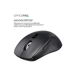 Мишка OfficePro M398B Wireless/Bluetooth Black (M398B) - мініатюра 10
