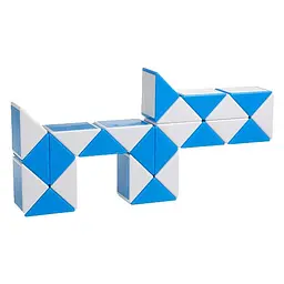 Змійка Рубіка Smart Cube біло-блакитна в коробці SCT401 - мініатюра 3
