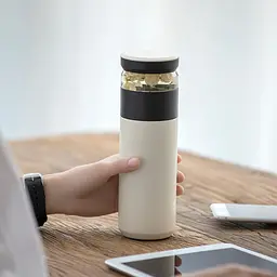 Заварювальний термос Xiaomi Fun Home Insulation Tea Cup 520ml White - мініатюра 6