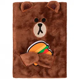 Блокнот пухнастий Yes Line Friends Brown А6 80 аркушів (151745)