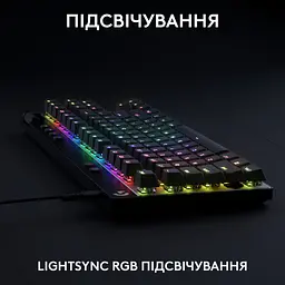Клавіатура Logitech G PRO X TKL Rapid Linear USB UA Black (920-013233) - мініатюра 10