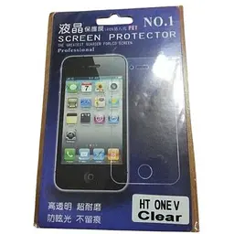 Захисна плівка Screenguard для Htc One V T320e фіолетова упаковка