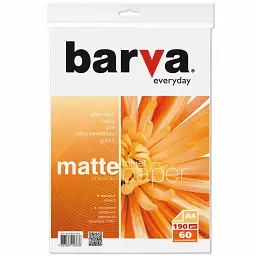 Фотопапір Barva A4 Everyday matted 190г 60с (IP-AE190-291)