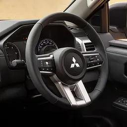 Емблема керма Mitsubishi хром 45мм пластик (на скотчі) - мініатюра 2