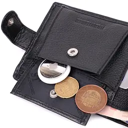 Чоловічий шкіряний гаманець ST Leather 11,5х9,5х2 см acs0028293 - мініатюра 6