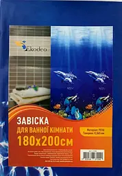 Штора для ванної VOLVER 180x200см (комплект) ПЕВА арт.L506