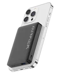 Повербанк Anker 334 MagGo 10000 mAh 20 W з бездротовою, магнітною зарядкою Magsafe для iPhone чорний - мініатюра 2