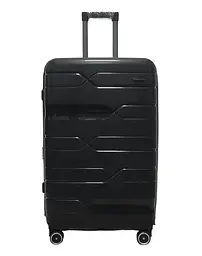 Валіза велика L поліпропілен Milano bag 0306 76×49×31см 82л Чорна - мініатюра 3