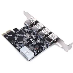 Контролер PCI-E USB3.0 (4ext. Molex) VIA RTL - мініатюра 2