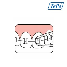 Зубна нитка TePe Bridge & Implant (суперфлос), 30 шт - мініатюра 4
