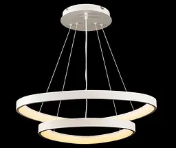 Люстра світлодіодна Splendid Ray L2550/650+450/2 LED, 2 лампи, регулювання світла, білий колір, сучасний стиль для дому - мініатюра 3