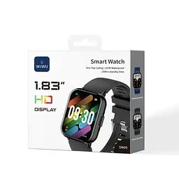Смарт-годинник WIWU Smart Watch SW09 Black (6976975619520) - мініатюра 2
