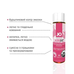 Змазка на водній основі System JO Naturalove Strawberry, 120 мл - мініатюра 2