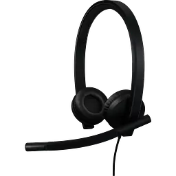 Гарнітура Logitech H570e Corded Mono чорний-USB-A (981-001430) (7095238) - мініатюра 2