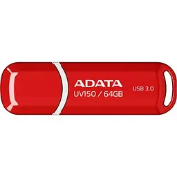 USB флеш накопичувач ADATA 64GB UV150 Red USB 3.0 (AUV150-64G-RRD)