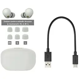 Бездротові навушники Sony WF-1000XM5 сріблясті (WF1000XM5S.CE7) - мініатюра 9