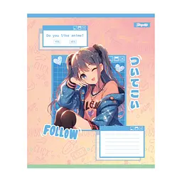 Зошит 1 вересня Follow Anime А5 12 аркушів лінія (768120), в асортименті - мініатюра 3