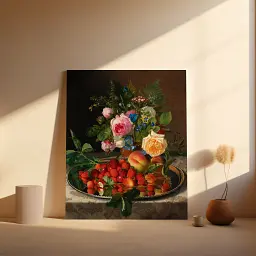 Інтер'єрна картина Дарунки природи, Отто Дидрик Оттесен, Still Life, репродукція картини, натюрморт, 50×60 см (id7039) - мініатюра 3