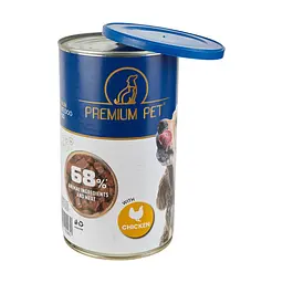Вологий корм для собак Premium Pet шматочки в соусі з куркою 1.24 кг - мініатюра 3